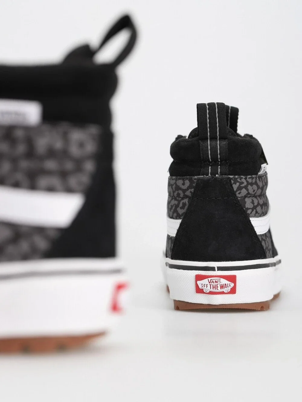 Women's Vans Sk8-Hi MTE-2 Boots - Black/White 'Leopard'